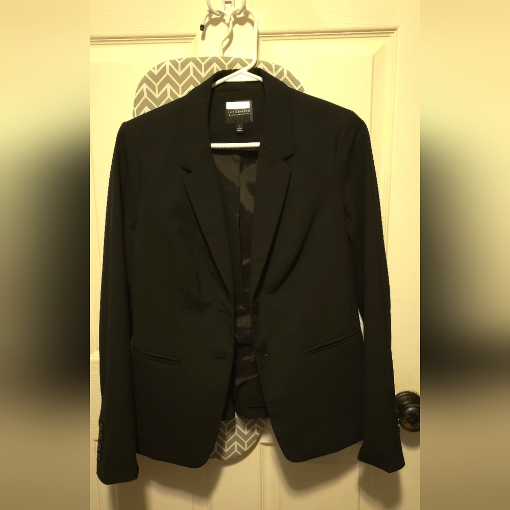 Limited black collection suit coat
